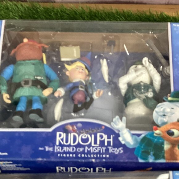 Rudolph the Red Nosed Reindeer Island of Misfit Toys Figure Set - Picture 12 of 12